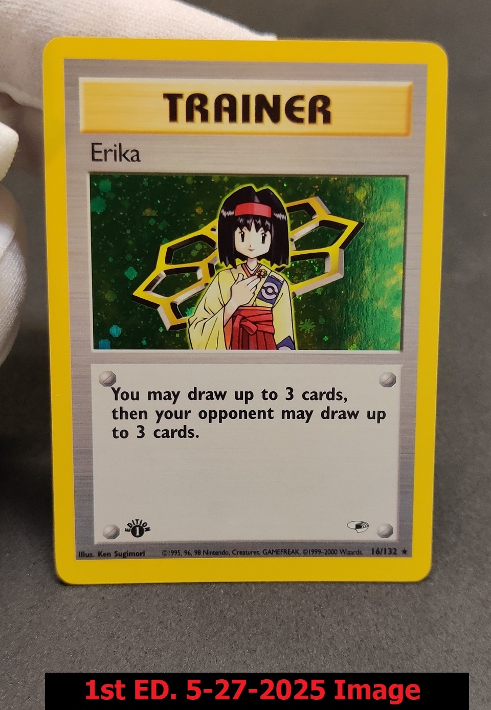 Erika - 16/132 - Holo Rare - 1st Edition